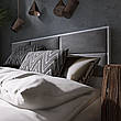 Ліжко з м'яким узголів'ям Лайт-1400 (основа Щит ДСП), фото 2