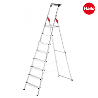 Стремянка алюминиевая Hailo L60 Standard Line, 8 ступеней