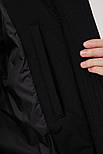 Подовжена жіноча куртка Finn Flare FAB11016-200 чорна M, фото 7