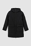 Подовжена жіноча куртка Finn Flare FAB11016-200 чорна M, фото 8