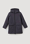 Подовжена жіноча куртка Finn Flare FAB11016-202 сіра XL, фото 8