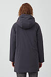 Подовжена жіноча куртка Finn Flare FAB11016-202 сіра XL, фото 4