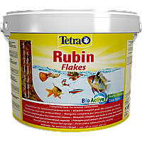 Корм для всех аквариумных рыб в хлопьях для окраса Tetra Rubin 10 л/2,05 кг