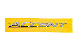 Напис Accent 86311-1R000 для Hyundai Accent 2011-2017 рр. ABS-пластик