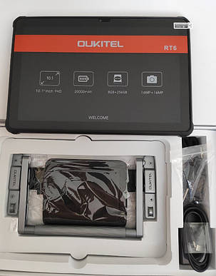 Планшет Oukitel RT6 Black 8\256GB 20000mAh 4G 10,1" MTK8788 IP68/IP69, фото 2