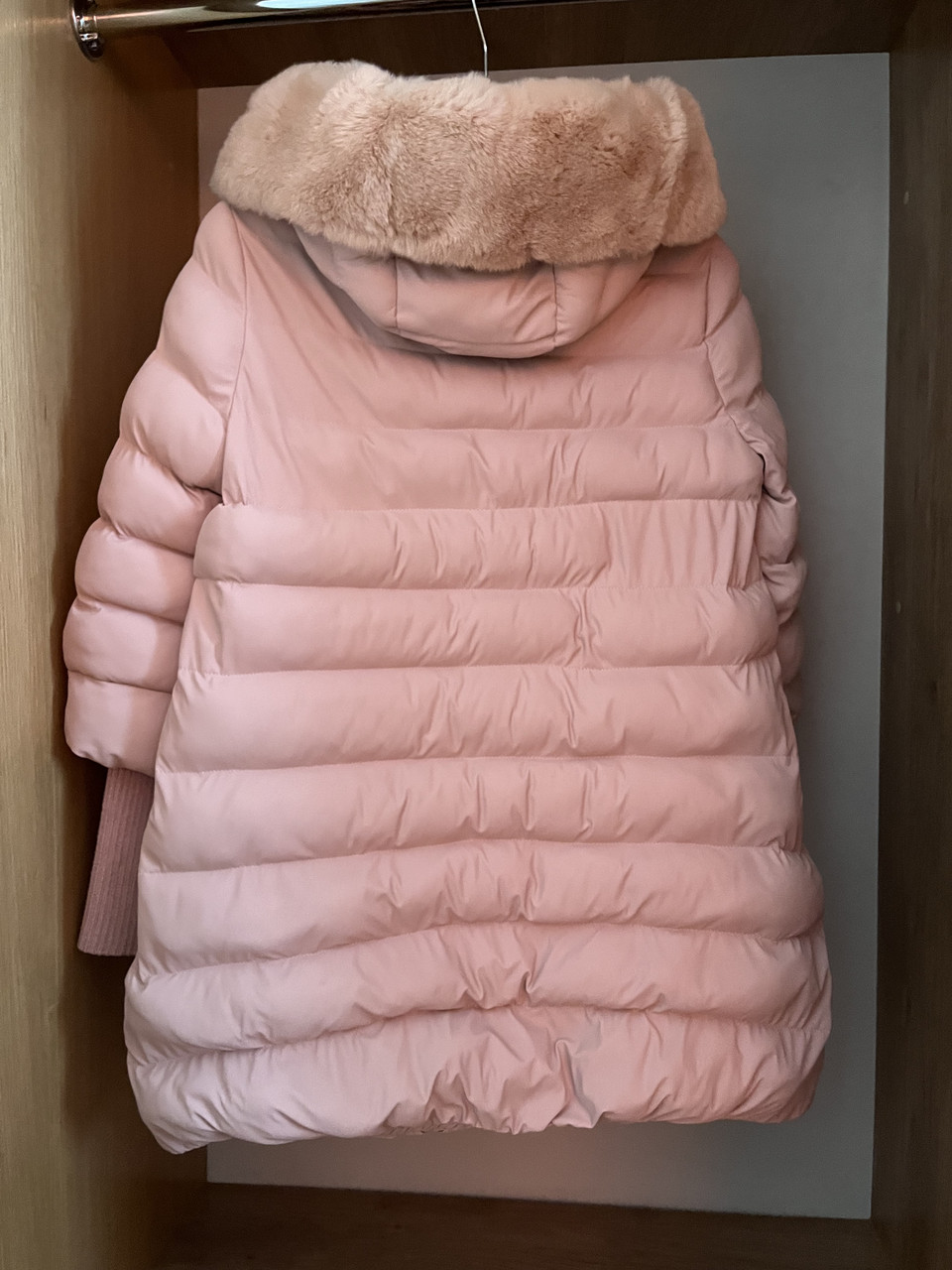 Зимняя розовая куртка-зефирка размер S - фото 6 - id-p1933003794