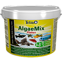 Корм для травоядных аквариумных рыб в хлопьях Tetra Algae Mix 10 л/1,75 кг