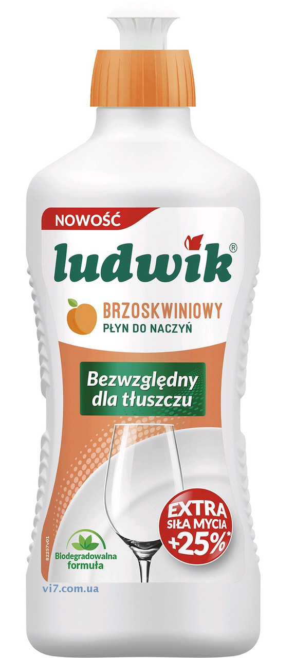 Засіб для миття посуду Ludwik Персик 450 г