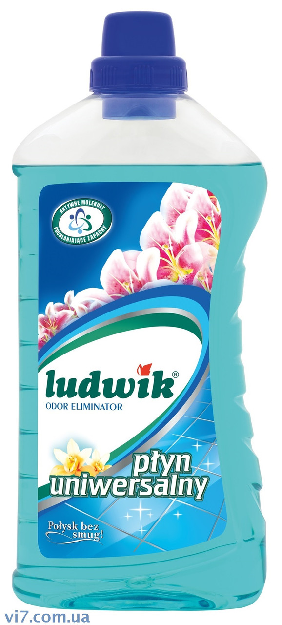 Універсальна рідина для миття Ludwik Квітка Лагуни з нейтралізатором неприємних запахів 1л