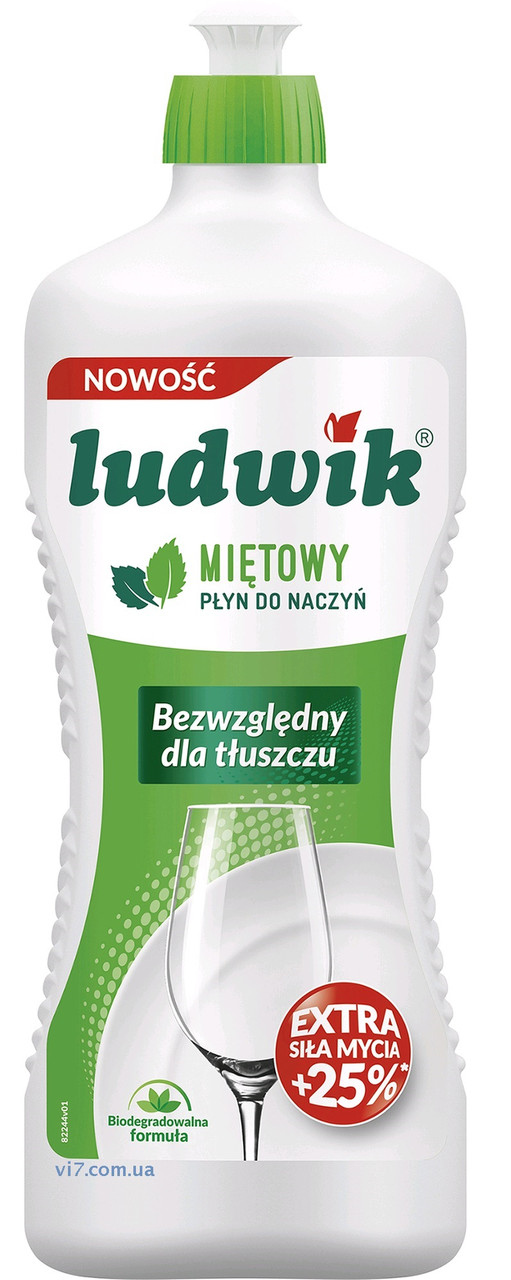 Засіб для миття посуду Ludwik М'ята 900 г