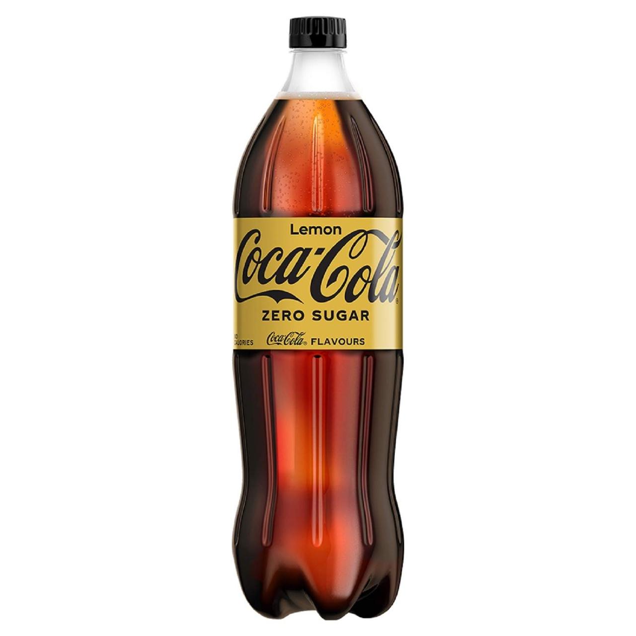 Напій Coca-Cola Lemon Zero Sugar, 1 л