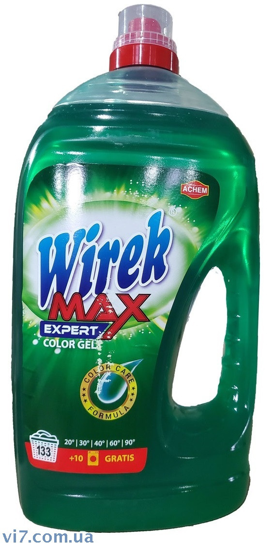 Гель для прання кольорових тканин Wirek Max Expert Color 4.3 л