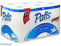 Туалетная бумага Patis 2-х слойная 12 х 250 отрывов