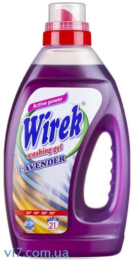 Гель для прання універсальний з ароматом лаванди Wirek Lavander 1.05л