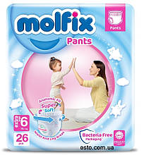 Підгузники-трусики Molfix Pants 6 (15+кг) Extra Large 26 шт