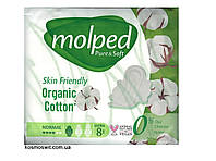 Прокладки гігієнічні Molped Pure&Soft Normal 4 краплі 8 шт