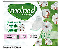 Прокладки гигиенические Molped Pure&Soft Long 5 капель 7 шт