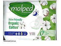 Прокладки гигиенические Molped Pure&Soft Night Extra Long 6 капель 6 шт