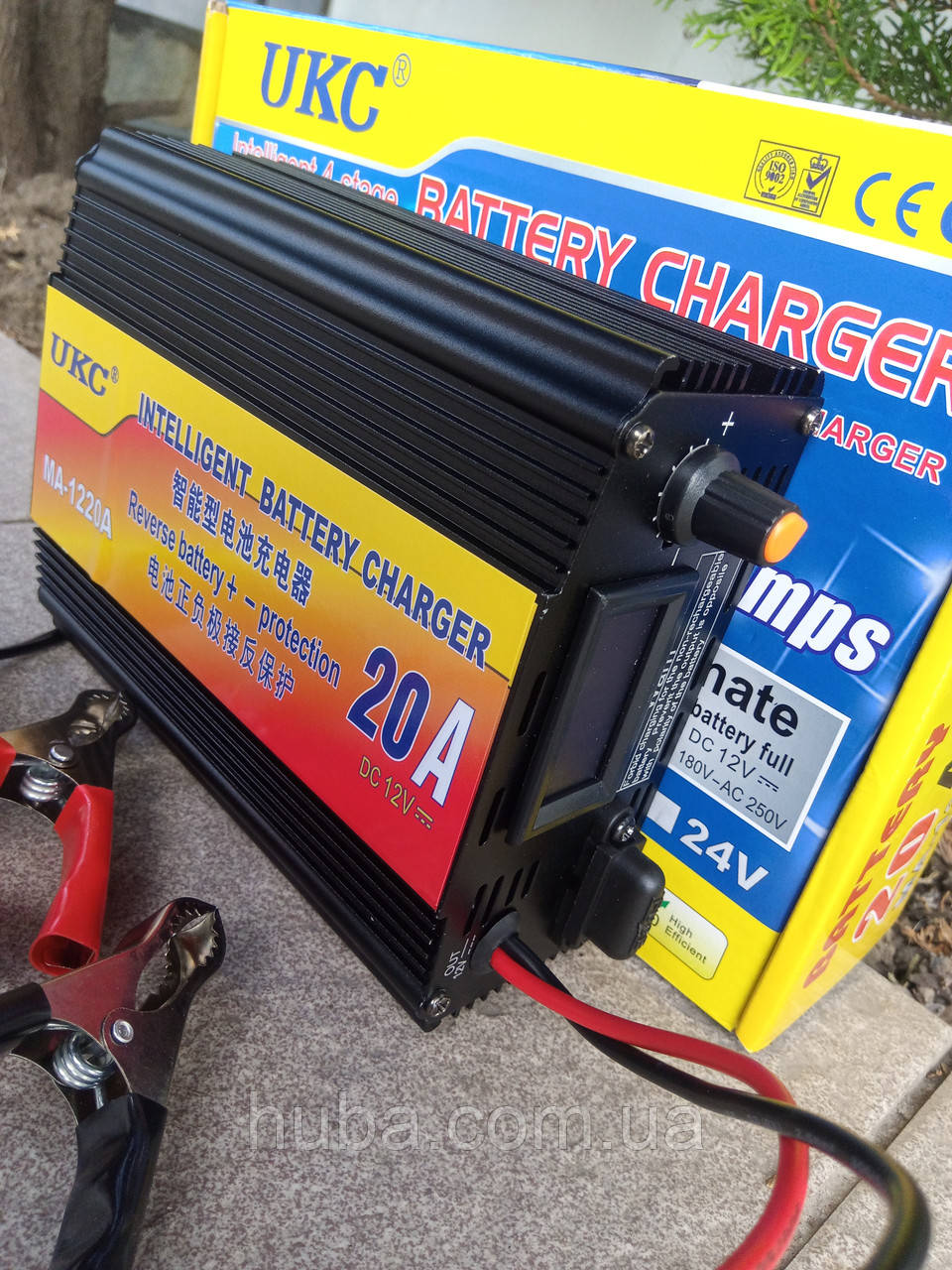 Зарядний пристрій для акумулятора UKC Battery Charger 12 V — 20 Aмпер МА-1220A.