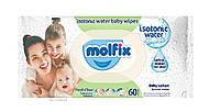 Влажные детские салфетки Molfix Fresh Clean 60 шт