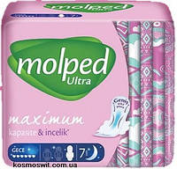 Прокладки гигиенические Molped Ultra Night 6 капель 7 шт