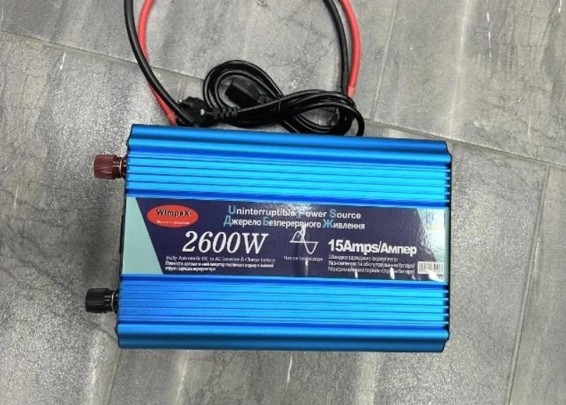 Преобразователь напряжения инвертор читстый синус Power Inverter Wimpex WX-2600 на 2600W - фото 6 - id-p1933041048