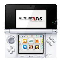 Консоль Nintendo 3DS Модифікована 32GB Ice White + 10 Вбудованих Ігор Б/У Хороший