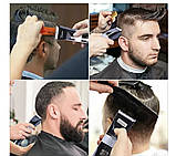Швидке заряджання Водонепроникний бездротовий тример для стриження волосся для чоловіків, фото 3