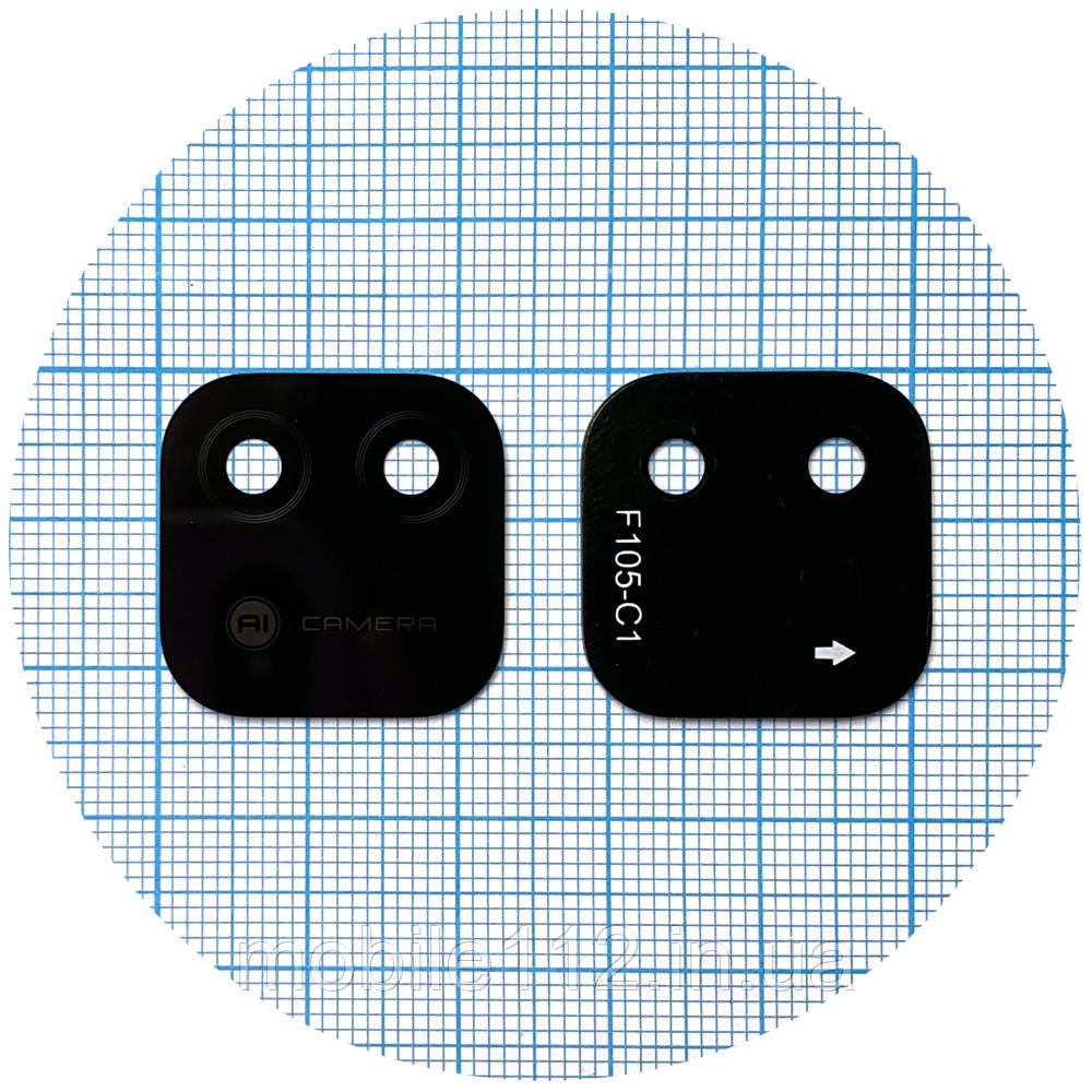 Скло камери Realme C11 2021, C20 C20A (чорне), фото 1