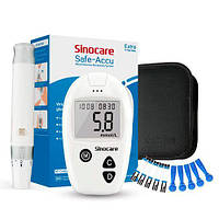 Глюкометр Sinocare GA-3100 тест-полосок 100 ланцетов и прокалыватель