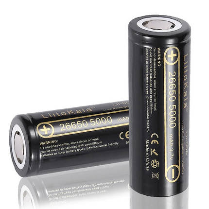 Аккумулятор Високотоковий 26650 LiitoKala, 5000mAh, Lii-50A, фото 1