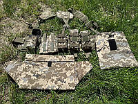 РПС с подсумками полный комплект PRO max, разгрузка пояса пиксель, тактическая разгрузка, PRO max