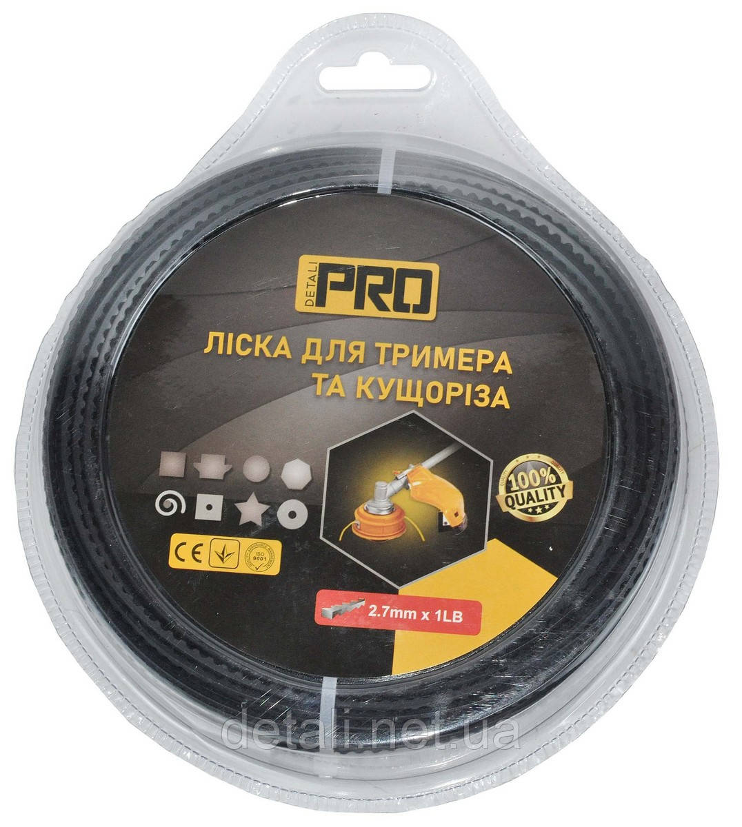 Ліска косильна ріжучий зуб d2.7 1LB (83 м)