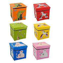 44806 C Пуфик-короб, 6 видів, у кульці