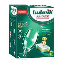 Таблетки для посудомийних машин Ludwik All In One 90 шт