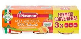 Пюре Plasmon Albicoccca e Mela 3х80гр