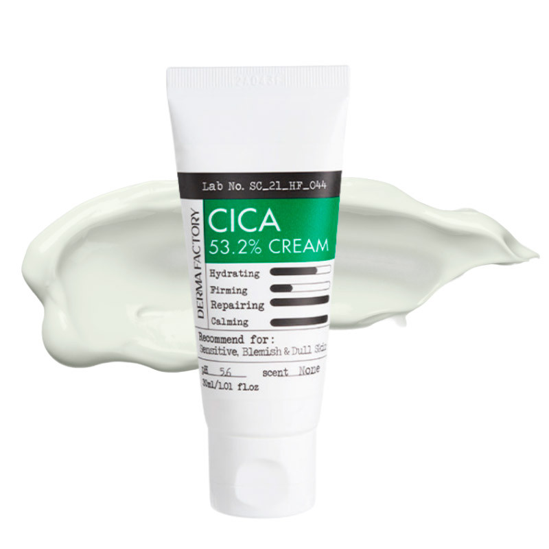 Derma Factory Cica 53.2 cream - Крем для обличчя з центелою, фото 1