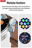 Смартгодинник Smart Watch XO-W3Pro+ розумний годинник спортивний чоловічі Bluetooth Call Track HeartRate Чорний, фото 6