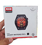 Смартгодинник Smart Watch XO-W3Pro+ розумний годинник спортивний чоловічі Bluetooth Call Track HeartRate Чорний, фото 10