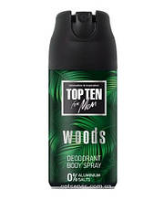 Дезодорант Top Ten для чоловіків Woods (спрей) 150 мл