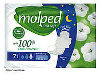 Прокладки гигиенические Molped Pure Ultra Soft Super Night Extra long 7шт