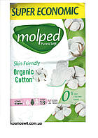 Прокладки гигиенические Molped Pure&Soft Long 5 капель 18 шт