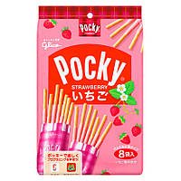 Бисквитные палочки Pocky Big Клубника 155 г.