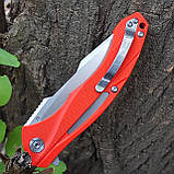 Ніж складний CH KNIVES 3519-D2 G10 підшипники, orange, фото 4
