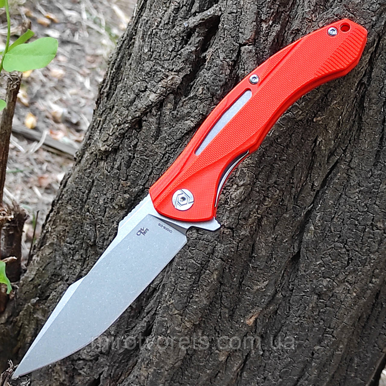 Ніж складний CH KNIVES 3519-D2 G10 підшипники, orange