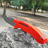 Ніж складний CH KNIVES 3519-D2 G10 підшипники, orange, фото 5
