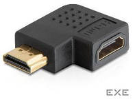 Переходник мониторный HDMI M/ F, 90правый PL, Premium, черный (70.06.5076-20)