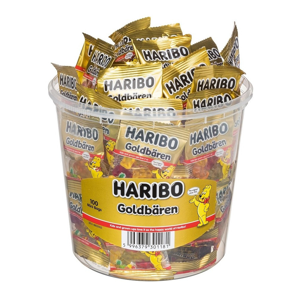 Haribo Gold Bears Minis, 100шт