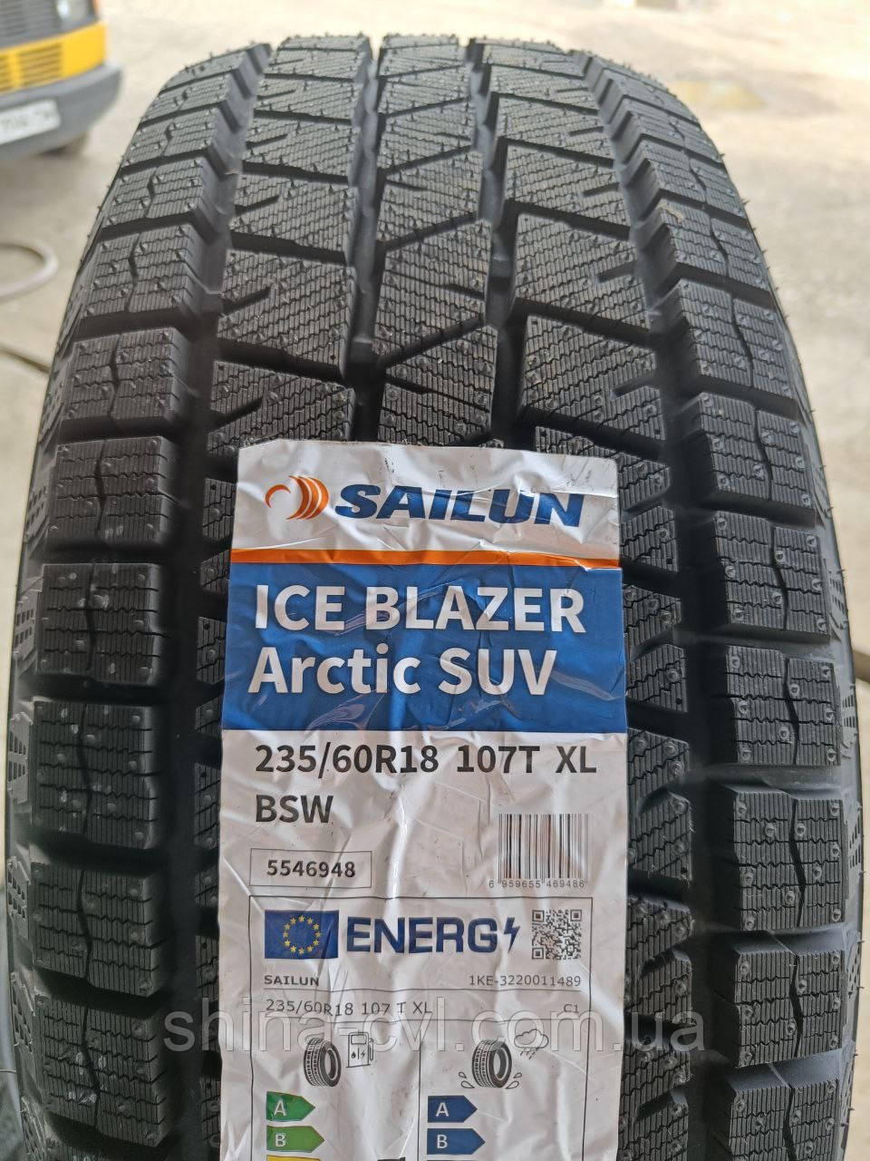 Зимові шини 235 60 r18 107T XL Sailun Ice Blazer Arctic Suv, фото 1