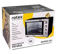 Електродуховка ROTEX ROT462-CB (2400 Вт, таймер, конвекція + гриль, 60 л), фото 4